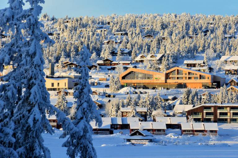 Nye Graaten i Sjusjøen sentrum